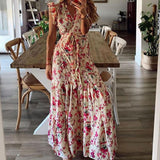 Dahlia™ | Blommor Maxi Klänning