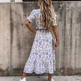 Naila™ | Elegant Blommig Klänning